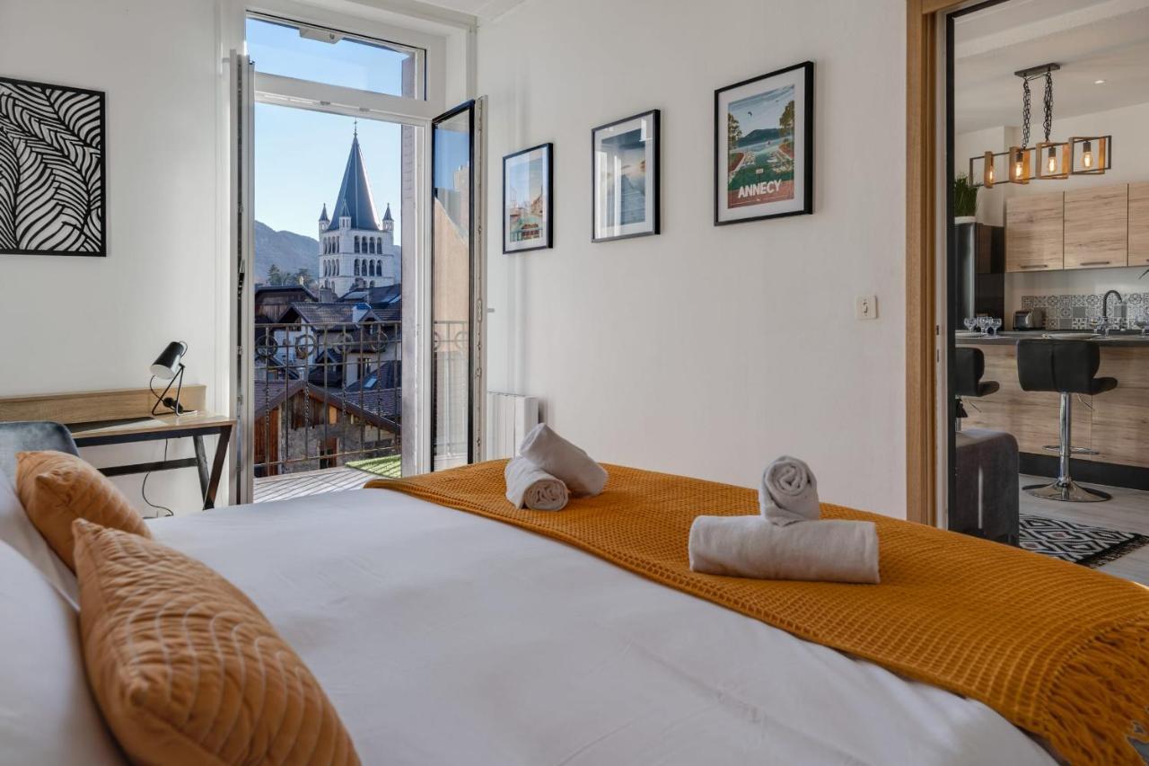 Apartamento Le Balcon Annécien 4 - vue sur les toits pour 2-4 personnes avec Annecy Exterior foto